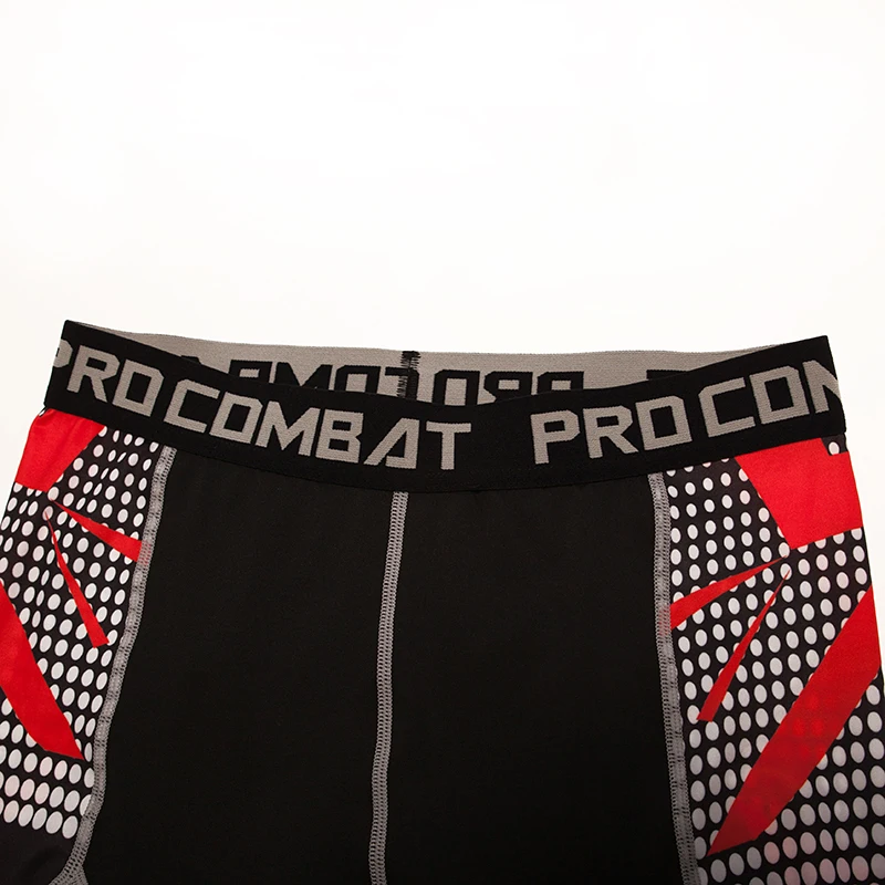 2018 новые модные мужские компрессионные брюки для фитнеса 3D печать быстро сухие плотные спортивные Леггинсы и колготки MMA Брюки сшивание tusers