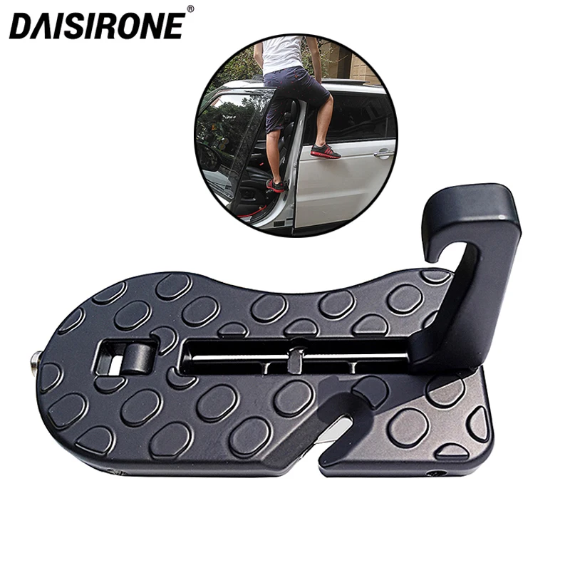 

Car Doorstep Easy Access to Car Rooftop Vehicle Folding Ladder Hooked on-on Foot Pegs Heavy Duty Car Door Step U Shape Car SUV