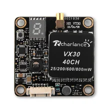 Rcharlance VX30 40CH 25/200/600/800 МВт видео передатчик для Радиоуправляемый Дрон