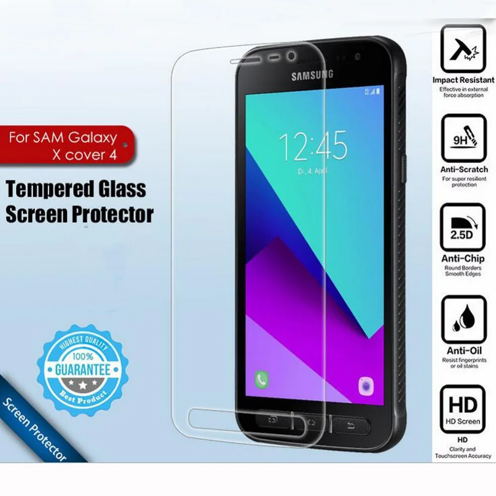 Original Tempered Glass Case For Samsung Xcover4 Galaxy Xcover X Cover