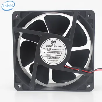 

K1238H24BPCB1-7 Inverter Cooling Fan DC 24V 0.96A 12038 12CM 120*120*38mm 2 Wires