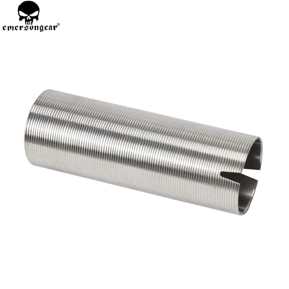 

EMERSONGEAR Horizotal Threaded Stainless Steel Cylinder Type-3 for Airsoft AEG Gear Smooth Inside