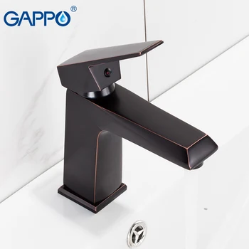

GAPPO Basin Faucets brass basin sink faucet mixers taps black bathroom water taps deck mounted armatur