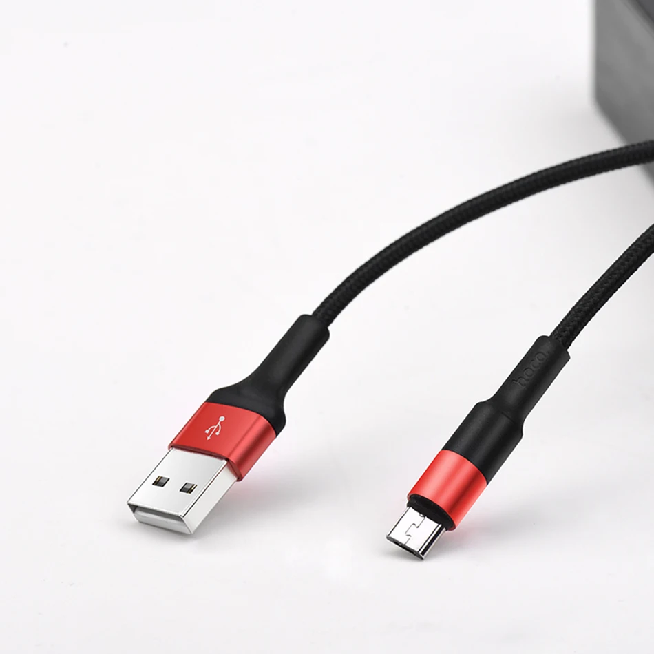 HOCO кабель Micro USB 2A, кабель для быстрой зарядки и синхронизации данных, кабель для зарядки мобильного телефона для samsung, Xiaomi, huawei, Android, кабель Microusb