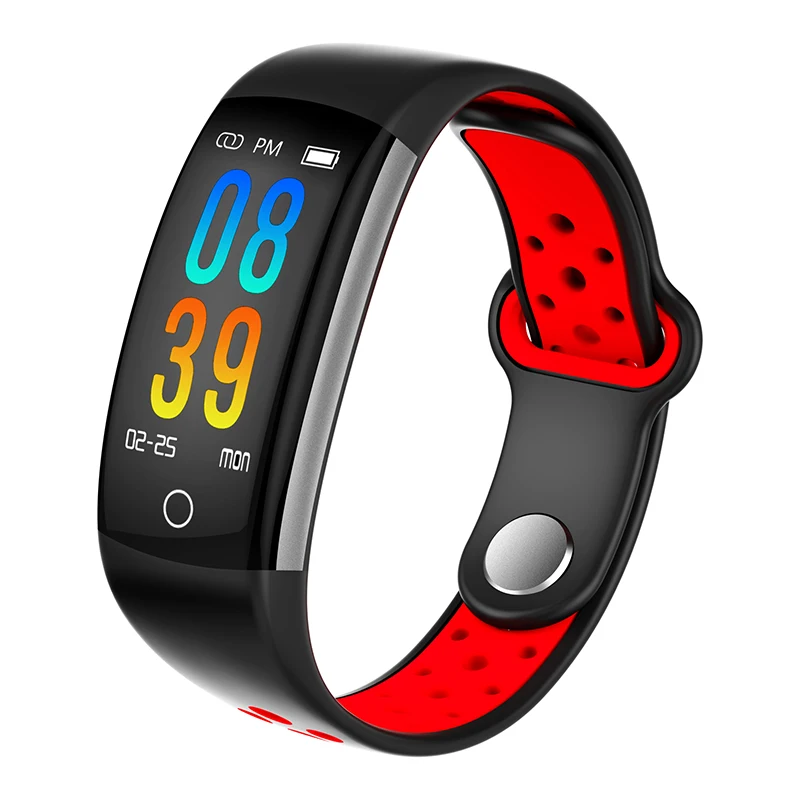 Q6 Smart band Heart Rate Monitor Blood Pressure Oxygen Fitness Tracker IP68 Waterproof Watches for Android IOS Smart Bracelet