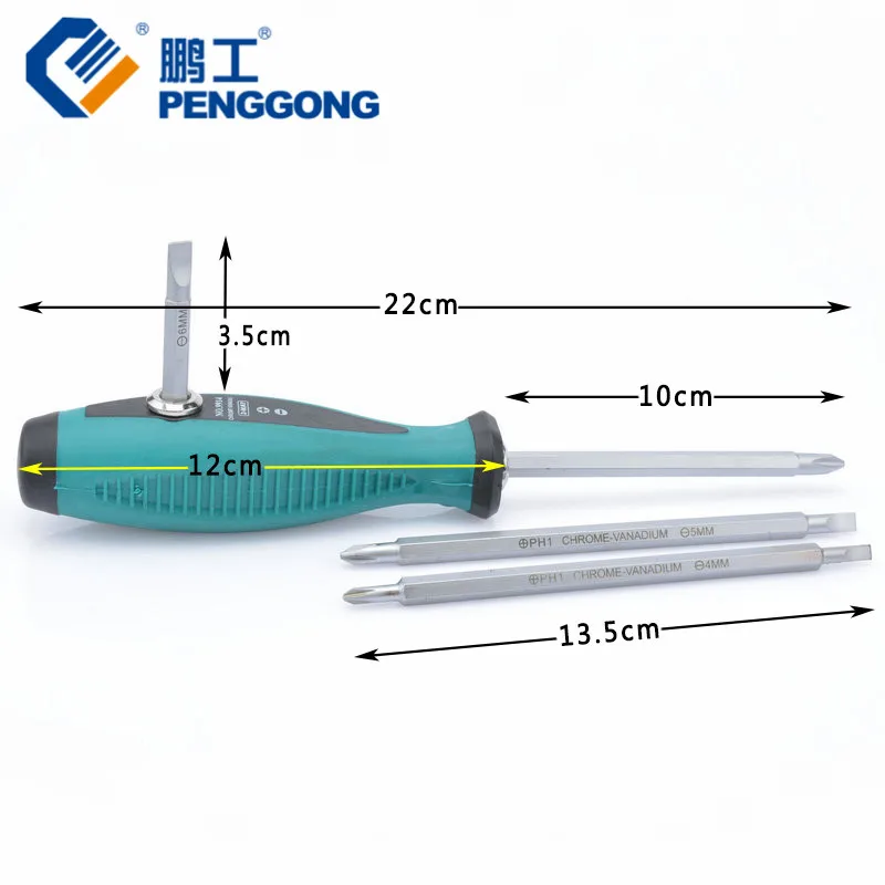 Магнитный Набор крестообразных отверток pengong 5 в 1|slotted screw driver|magnetic screwdrivermagnetic