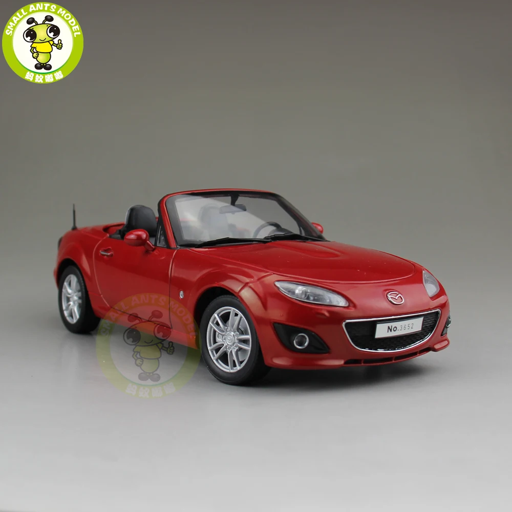 1/18 Mazda MX-5 MX 5 Roadster литая под давлением металлическая модель автомобиля игрушка мальчик девочка подарок коллекция красный