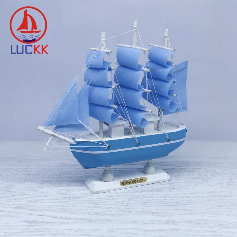 Морская Миниатюрная модель парусника LUCKK 20 см|Статуэтки и миниатюры| |