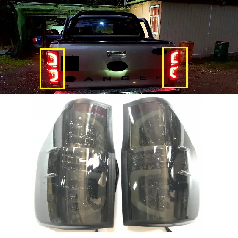 Светодиодный задний фонарь подходит для ranger 2012- t6 t7 xlt RANGER сигналы стояночного тормоза освещение автомобильные аксессуары
