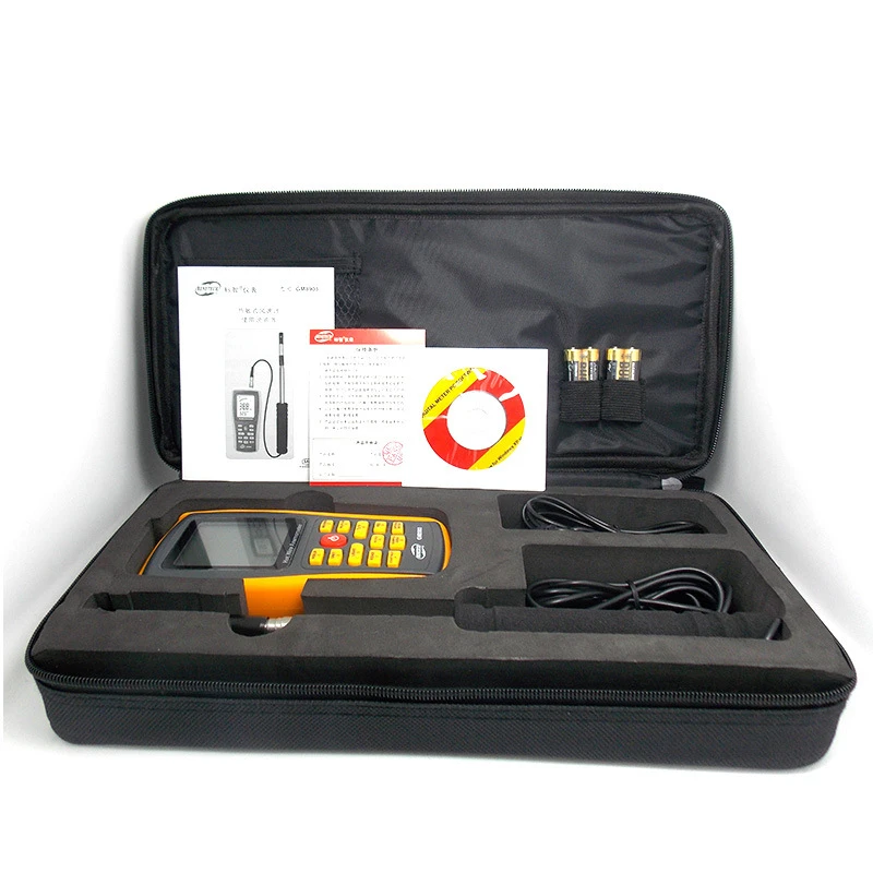 GM8903 горячий провод Анемометр тепловой датчик скорости ветра измерение температуры USB интерфейс инструмент измерительный инструмент