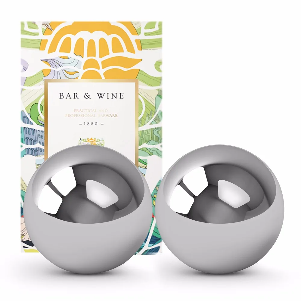 Wine Cooler Whiskey Stone Ice Cube Ice Mold Stainless Steel Ice Cubes