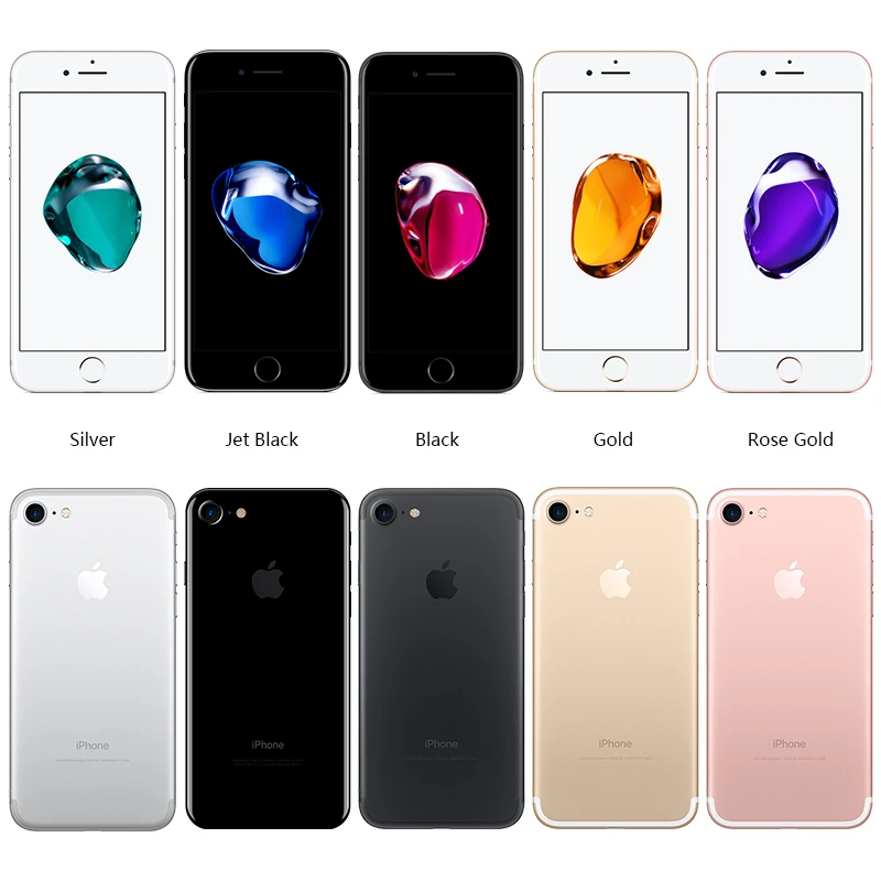 Najtaniej Odblokowany Apple iphone 7 iphone 7 Plus 2GB pamięci RAM 32 128 GB 256 GB w urządzeniach z systemem IOS 10 LTE 12.0MP kamery Quad Core linii papilarnych 12MP telefonów komórkowych