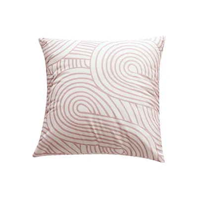 Мягкая бархатная декоративная наволочка для подушки в скандинавском стиле, розовая наволочка с геометрическим принтом, декоративная подушка для дивана 45*45 см - Цвет: As Picture