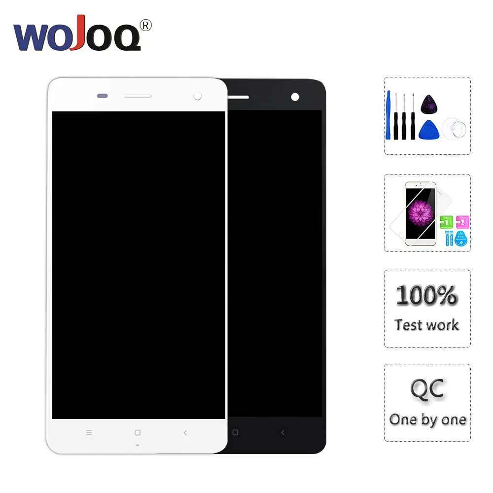 

Original For Xiaomi Mi4 LCD Touch Screen Digitizer with Frame Replacement Black White 5.0 inch For Xiaomi Mi 4 Display