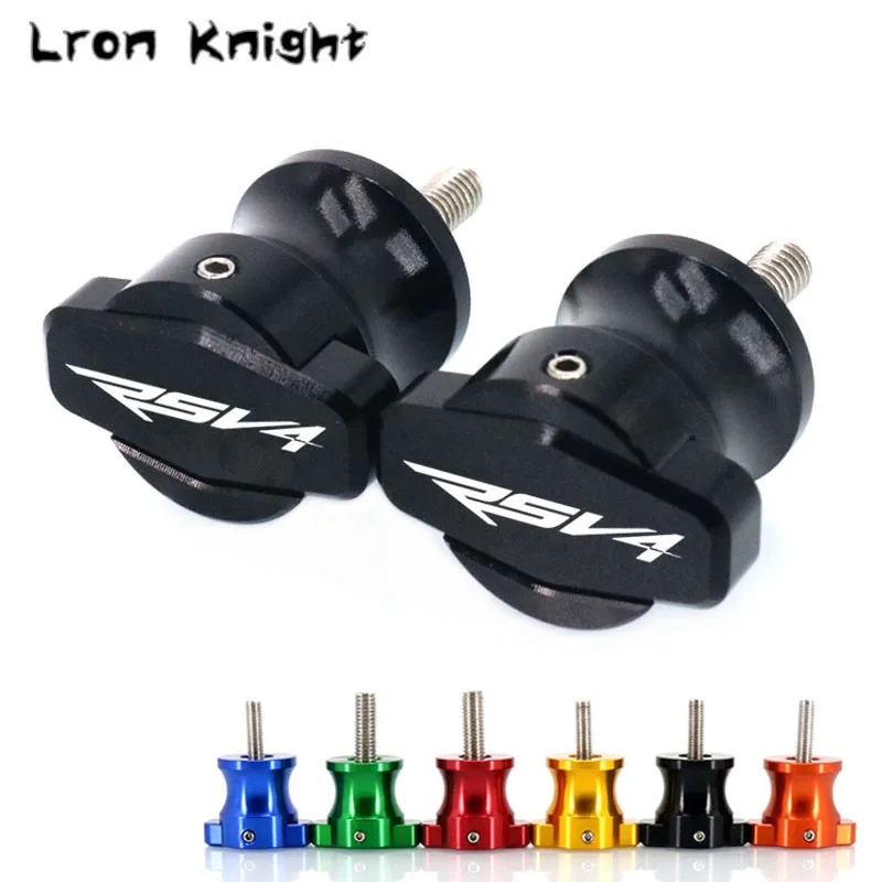 

For Aprilia RSV4 R RSV4R RSV 4R 2009-2013 Motorcycle CNC Frame Stands 6MM Screws sliders Swingarm Spools Slider M6