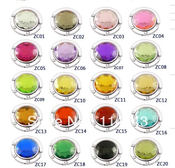 

200pcs/lot Nice Fodable Metal Bag Hanger Purse Hook Gift Accessories , Free Shipping