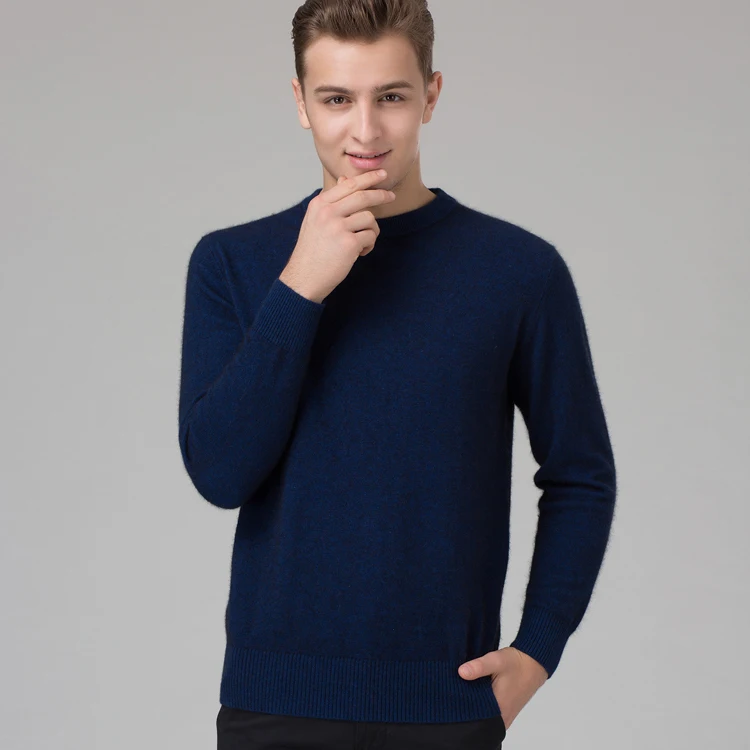 

2019Winter Sweater Men Cashmere Knitted Pullover Winter New Warm Fashion O-neck Jumpers Man Top Thick Male Clothes