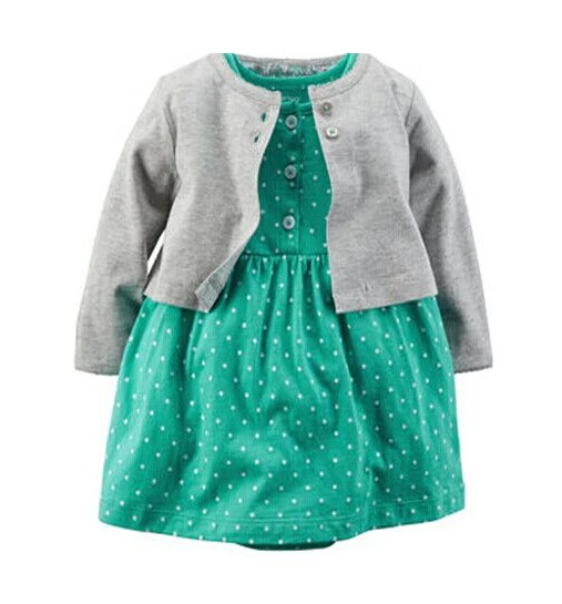 Коллекция года, модные комплекты одежды для маленьких девочек весенняя одежда для новорожденных девочек Roupa, комбинезоны для малышей, детские платья из хлопка, комплект из 2 предметов - Цвет: 7