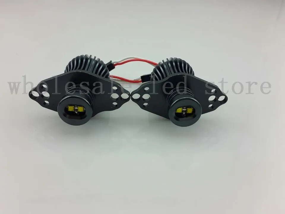

New 2PCS E90 LCI Headlights 10W LED Angel Eyes Kits Led Cree Chip Canbus Error Free for BMW universal for BMW
