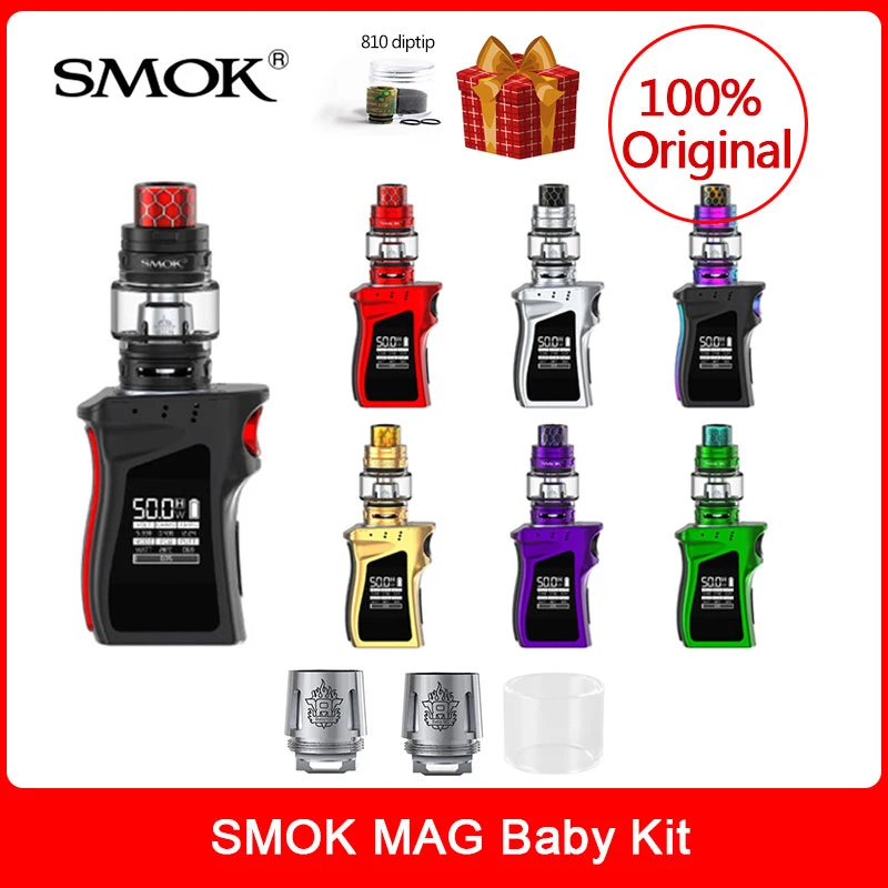 Original SMOK MAG Baby Kit with built in 1600mAh battery+V12 Baby Prince Tank 4.5ml+Coils Electronic cigarette smok mag baby kit Original SMOK MAG Baby Kit with built in 1600mAh battery+V12 Baby Prince Tank 4.5ml+Coils Electronic cigarette smok mag baby kit