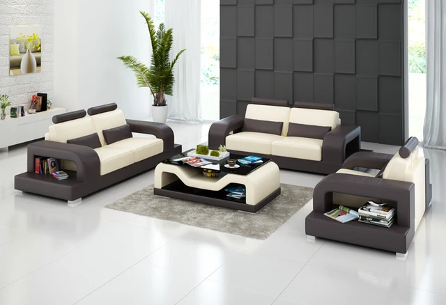 New Design Combination Style Living Room Leather Sofa Set G8007d In New Design Combination Style Living Room Leather Sofa Set G8007d
