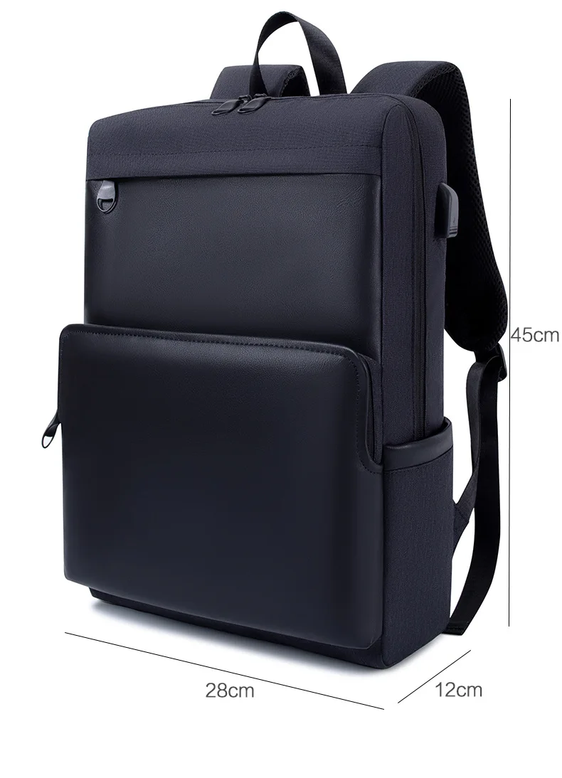 Мужской рюкзак для ноутбука, большой емкости, Подростковый, мужской рюкзак Mochila для ноутбука, женский рюкзак 13,3 14 15,6 дюйма, задняя упаковка, зарядка через usb