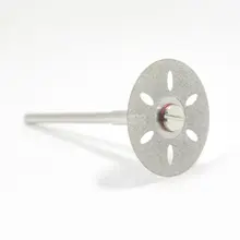 3 шт. CM07 зубной тонкий ультра-тонкий двухсторонний песочный алмазный режущий диск с оправкой для разделения полировки керамической crwon jade