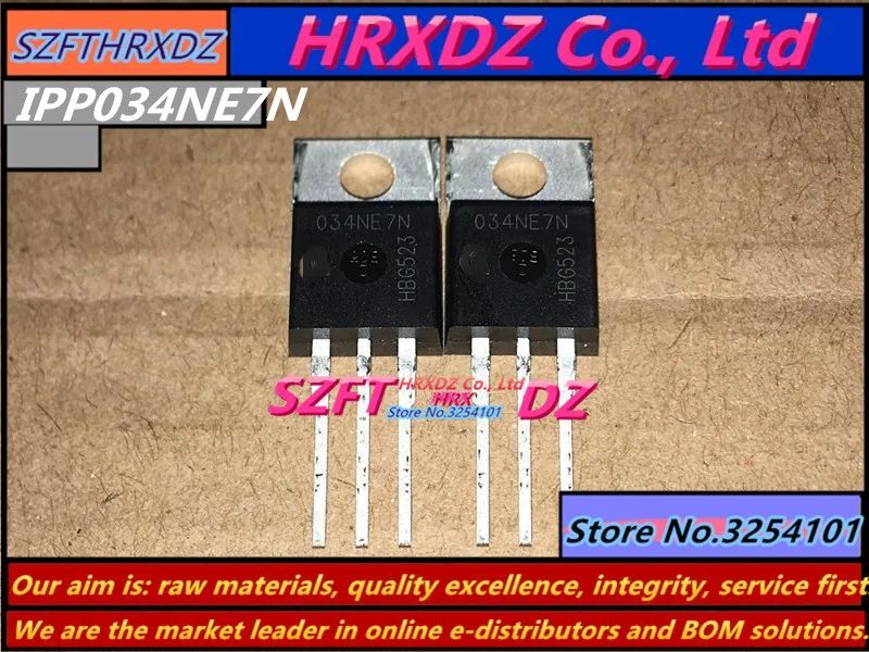 SZFTHRXDZ 100% new original 10PCS IPP034NE7N 034NE7N 75V 100A TO220 | Обустройство дома
