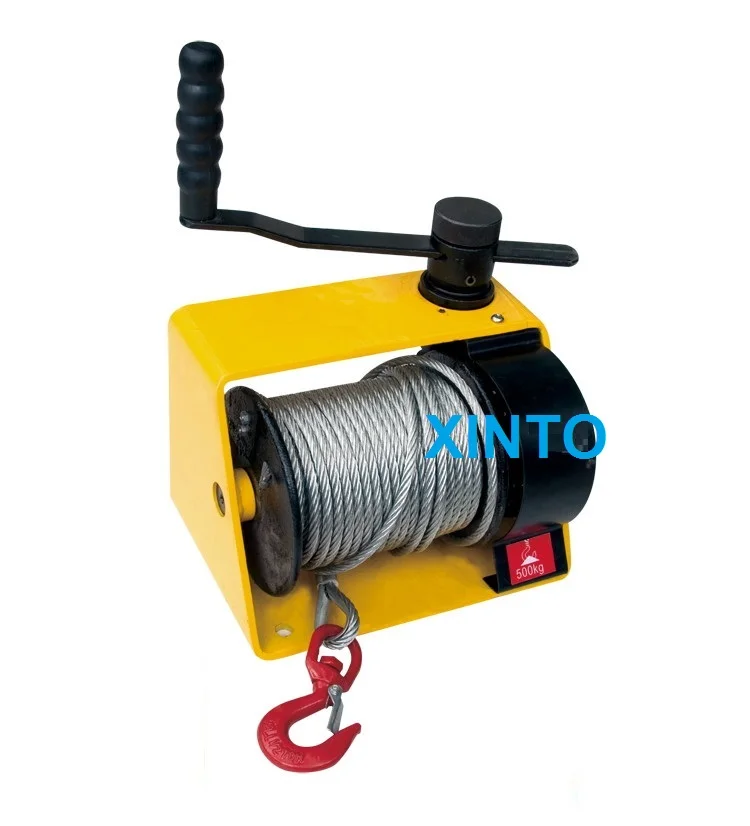 250KGX20M Turbo rod hand winch with self locking, heavy duty lifting