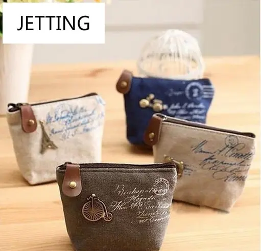 Christmas Gift New 2015 fashion Vintage Zipper Coin Purse wallets Mini bag Cheap Retro Classic Nostalgic Small Money Bags
