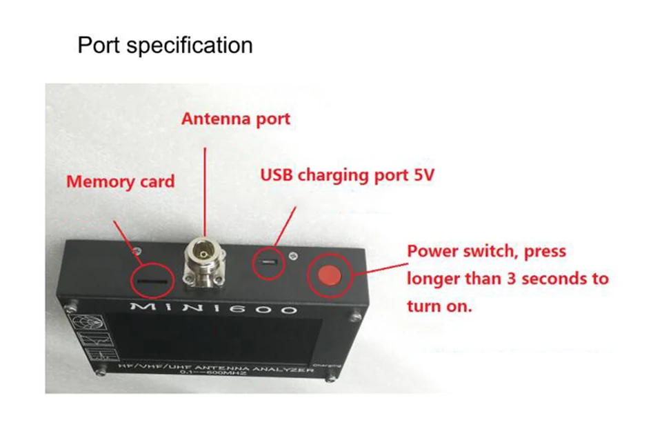 Clearance For Radio Mini600 HF VHF UHF Antenna Analyzer 0.1-600MHz SWR Meter 1.0-1999 5V/1.5A TF Card C6-007 4 Clearance For Radio Mini600 HF VHF UHF Antenna Analyzer 0.1-600MHz SWR Meter 1.0-1999 5V/1.5A TF Card C6-007 4