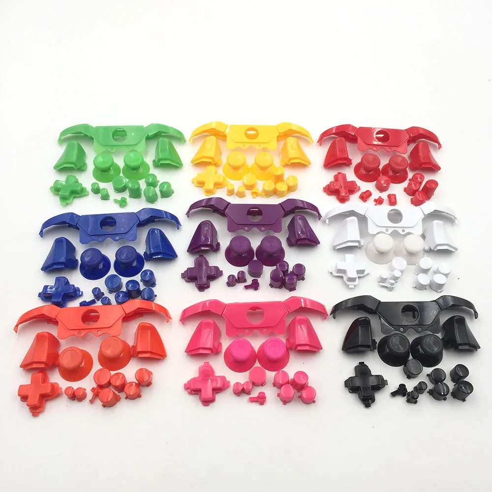 

10sets Replace Full Sets Mod Bumper Trigger Button Dpad For Xbox One Elite 3.5mm Controller RT LT RB LB Button