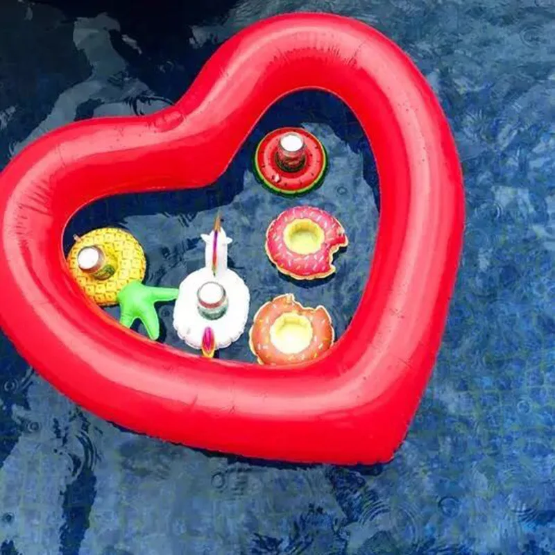 Надувные игрушки кольцо в форме сердца бассейн плавательный пояс для плавания кольцо игрушки для бассейна поплавок Буй сердце для взрослых детей 120*120 см