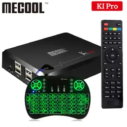 MECOOL KI PRO Android 7,1 ТВ Box 2 GB/16 GB K1 про DVB T2/DVB S2/DVB C телеприставку Amlogic S905D 4 ядра Поддержка BT4.1 4 K WiFi