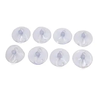 

uxcell a17071500ux0302 8Pcs 4.5cm Dia Clear Single Sided Sucker Pads Hanger Auto Car Suction Cup Hook, 8 Pack