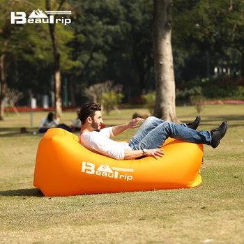 

BEAUTRIP Outdoor Inflatable Air Lounger Sleeping Bag Camping Mat Beach Sofa Airbed Mattress Camp Lounge Chair Air Hammock Couch