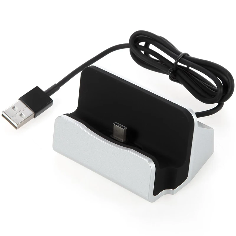 USB-Type-C-Dock-Station-Cradle-Charger-For-Samsung-Galaxy-S8-Huawei-P9-P10-Plus-Xiaomi