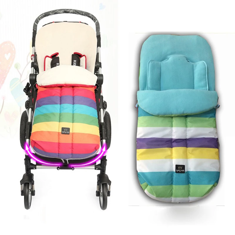 Rainbow Kids Pram Sleepsacks Top Quality Baby Cart Set Footmuff Baby