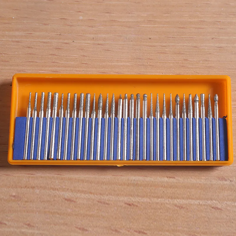 

Nail Drill Bit Cutter Cuspidal Grinding Head 6pcs/30pcs Nail Drill Polish Head Manicure Pedicure Machine Tool for Clean Cuticle