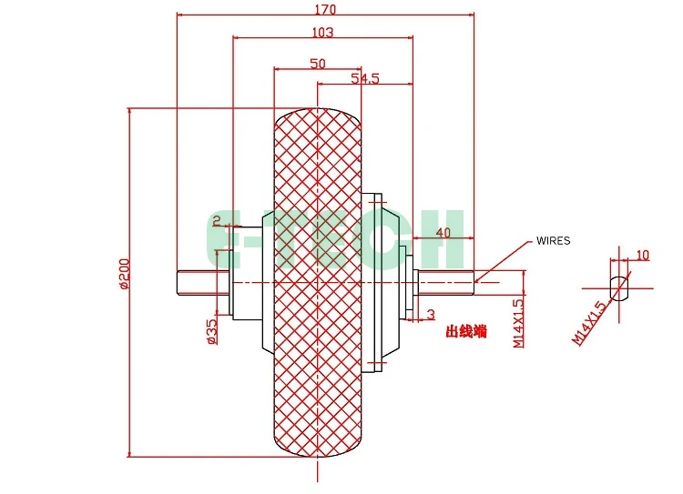 8INCH TUBELESS DISC BRAKE