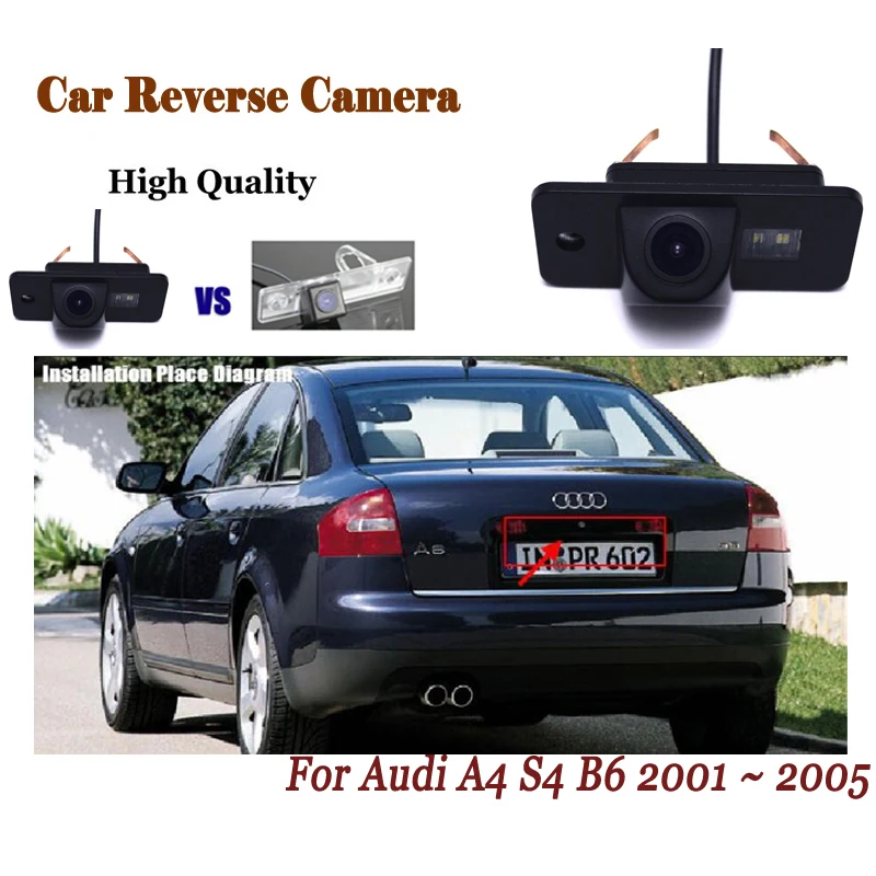 

Car Rear View Camera For Audi A6 C6 S6 2005 ~ 2009 Reversing Camera / license plate camera/ Backup Parking Camera