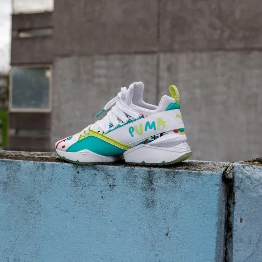 zapatillas de mujer puma x shantell martin muse maia