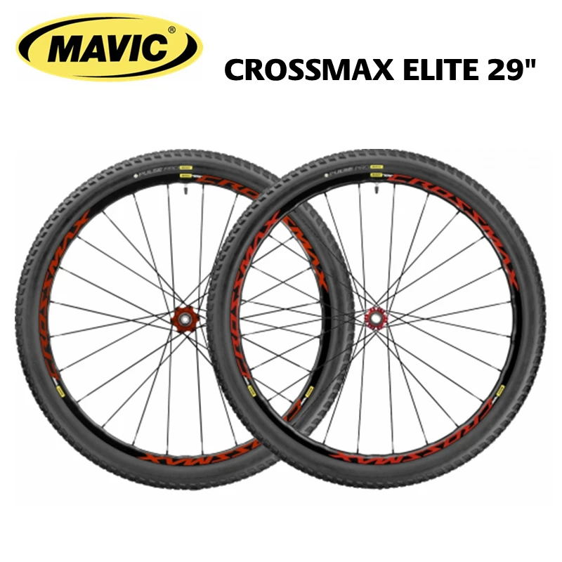 Колесная пара с шинами MAVIC CROSSMAX ELITE WTS 27 5 дюйма 29 дюймов 6 отверстиями FW: 15x10 0 мм/QR | RW: