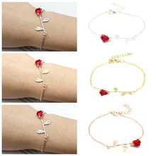 Изысканный кулон цепи браслеты простой Регулируемый сплав ювелирные изделия Круглый браслет с подвесками браслеты для женщин