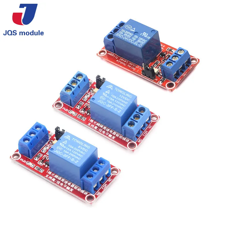 one 1 channel relay module 5V 12V 24V high and low level trigger relay control with optocoupler one 1 channel relay module 5V 12V 24V high and low level trigger relay control with optocoupler