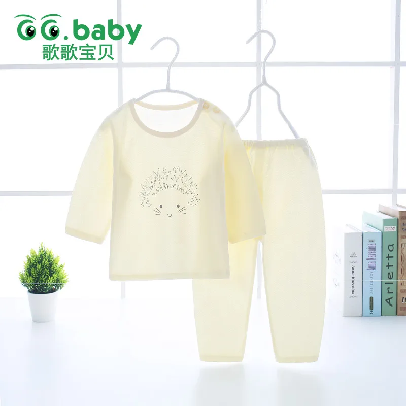 Newborn Set Baby Boy Summer Clothing Pajamas Suit Baby Girls Clothes Set Long Sleeve T-shirt Pants Sets For Boys Sleepwear Kids baby boy clothes 2018 new spring black letter long sleeve t shirt casual long pants 2pcs suit kids boys clothes for 3 12y q29