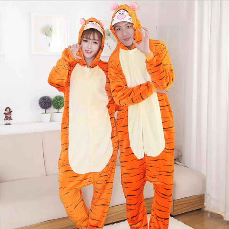 New Fashion Men's Novelty Full Sleeve Character Mens Pajamas Hooded