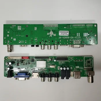 

Support 7-55 inch LCD Panel V56 Universal LCD TV Controller Driver Board PC/VGA/HDMI/USB Interface+IR Receiver and Remote