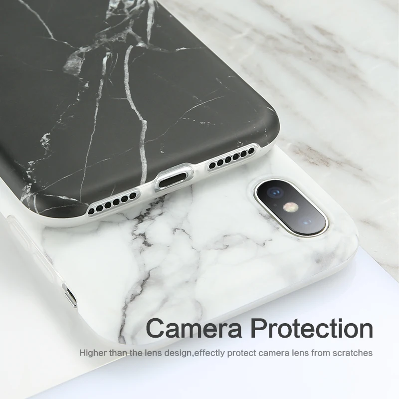 FLOVEME мраморный чехол для iPhone 6 6s 7 8 Plus роскошные мягкие силиконовые чехлы