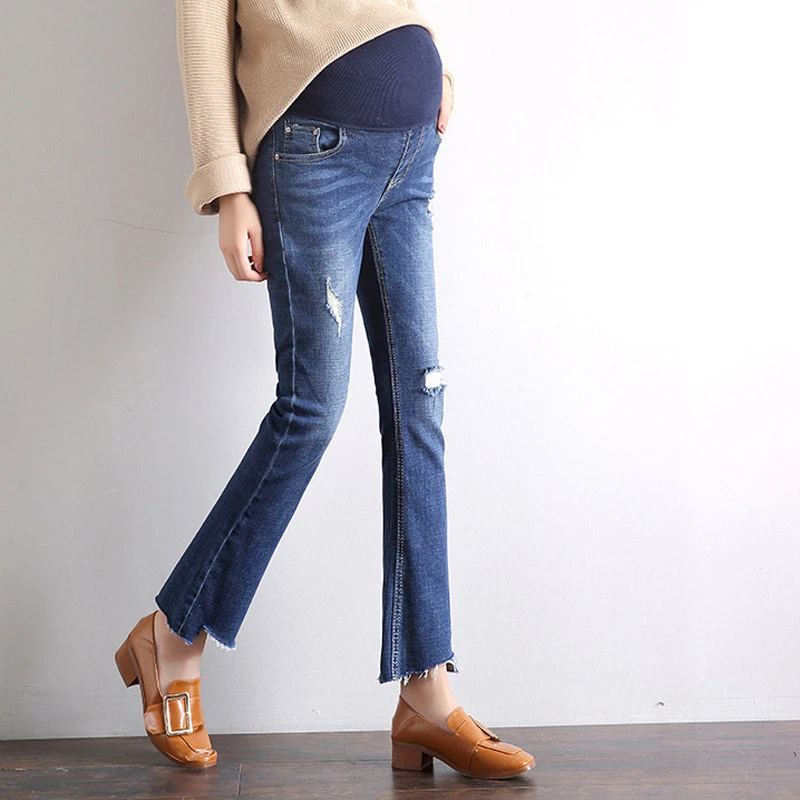 bell bottom capri jeans